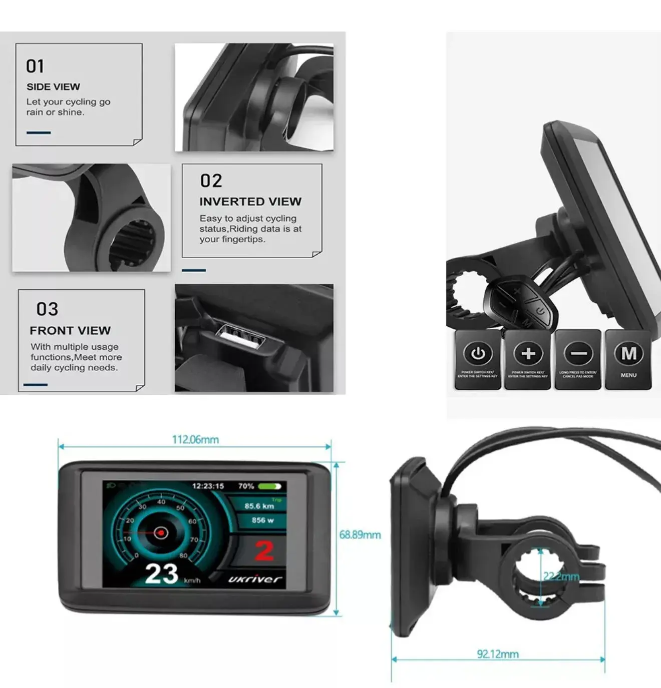 72v MXUS 5000w 5k turbo t3 Ebike Conversion Kit with Battery - Image 5