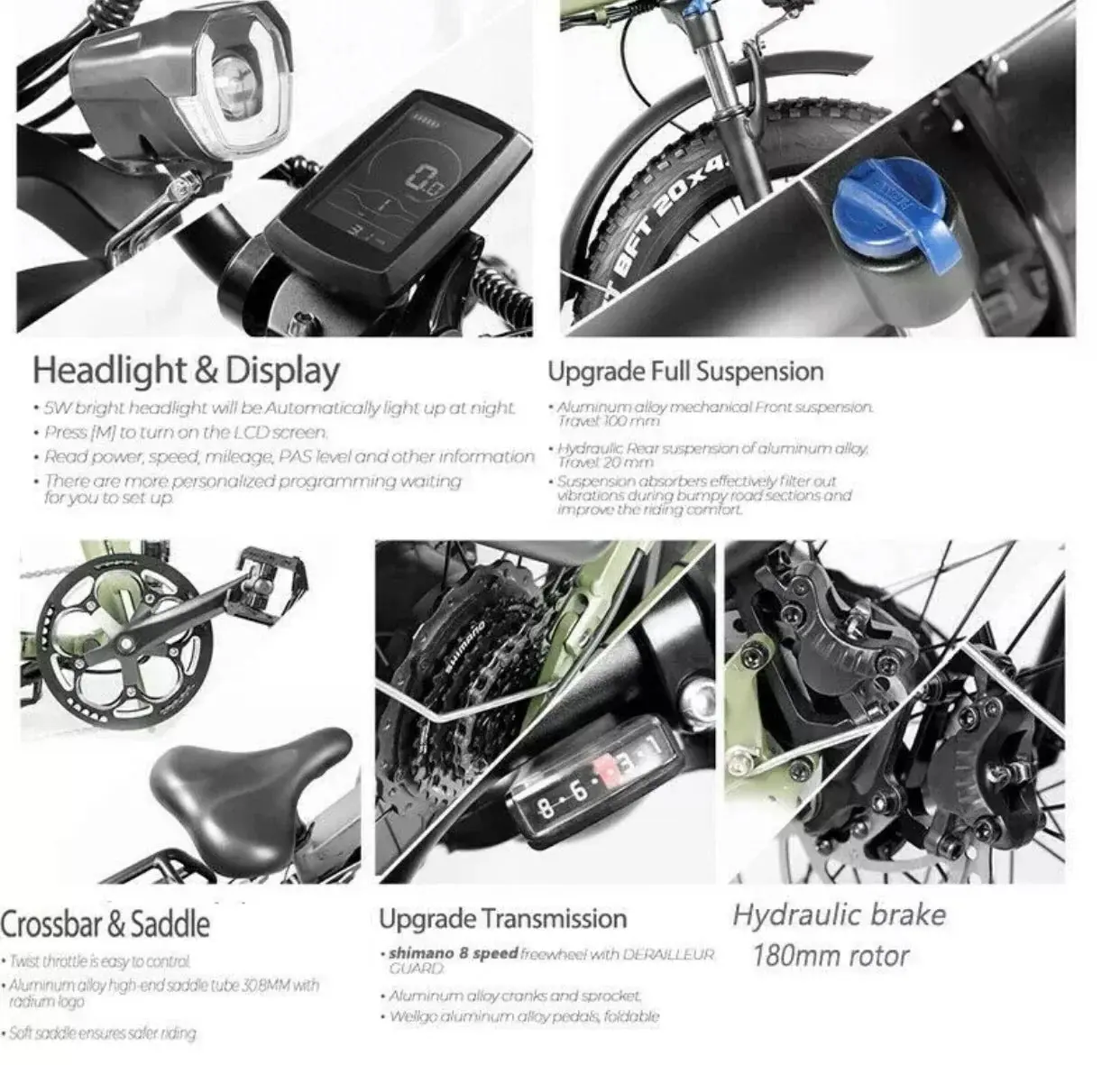 Paselec PX6 PRO Original Folding E-bike - Image 6