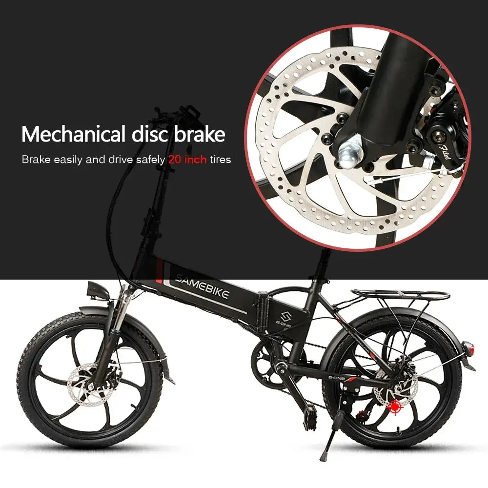 Samebike 20LVXD30-II Folding Electric Mini Bike - Image 12