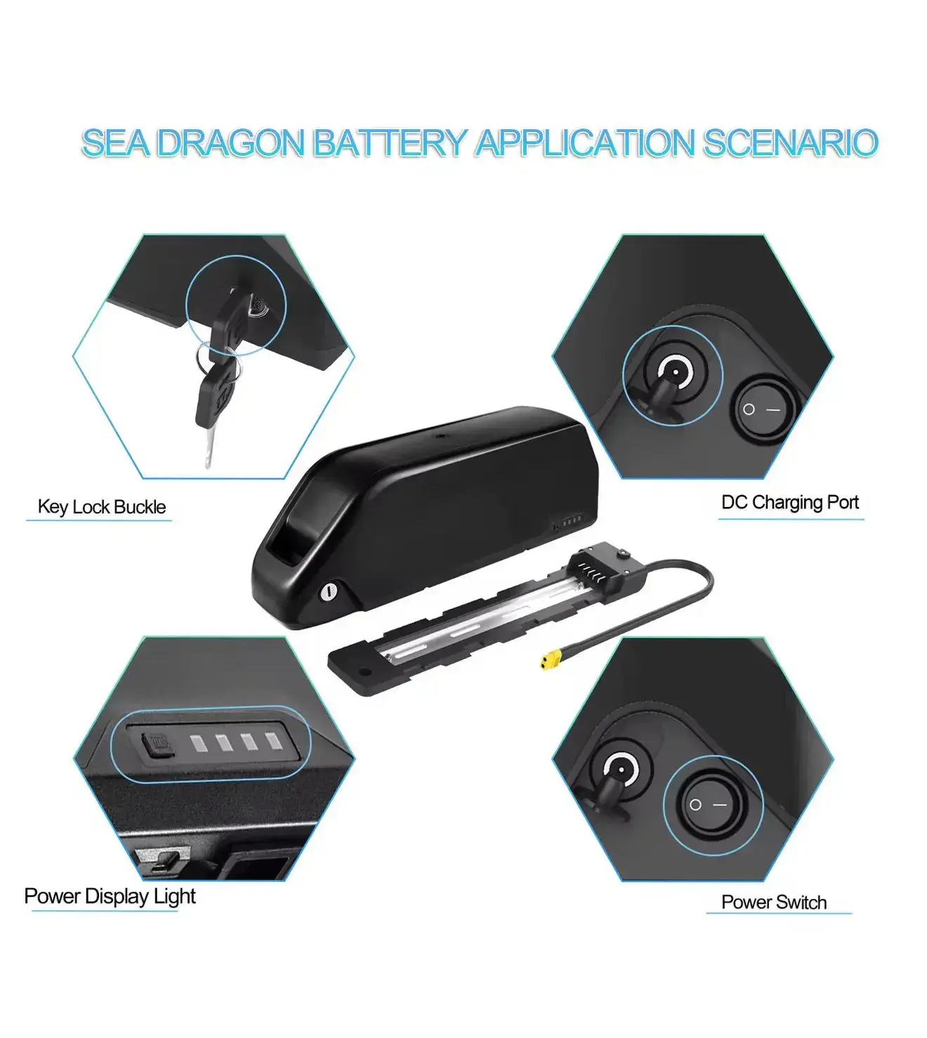 UK Stock 52v 2000w Real  Wheel Ebike kit Battery - Image 8