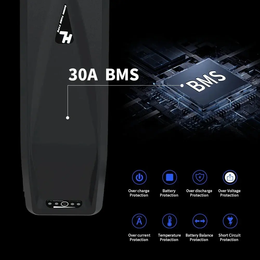 UK stock 52V20Ah Hailong ebike battery LG21700 A grade cell 45A BMS - Image 7